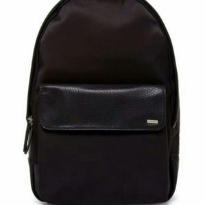 Calvin Klein Leather Nylon Backpack